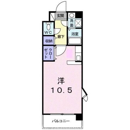 アミックス西ハゼの物件間取画像